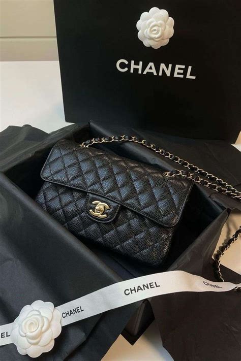 aged calfskin chanel|chanel lambskin vs caviar leather.